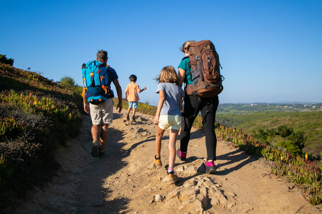 roaming crew hiking in Asia