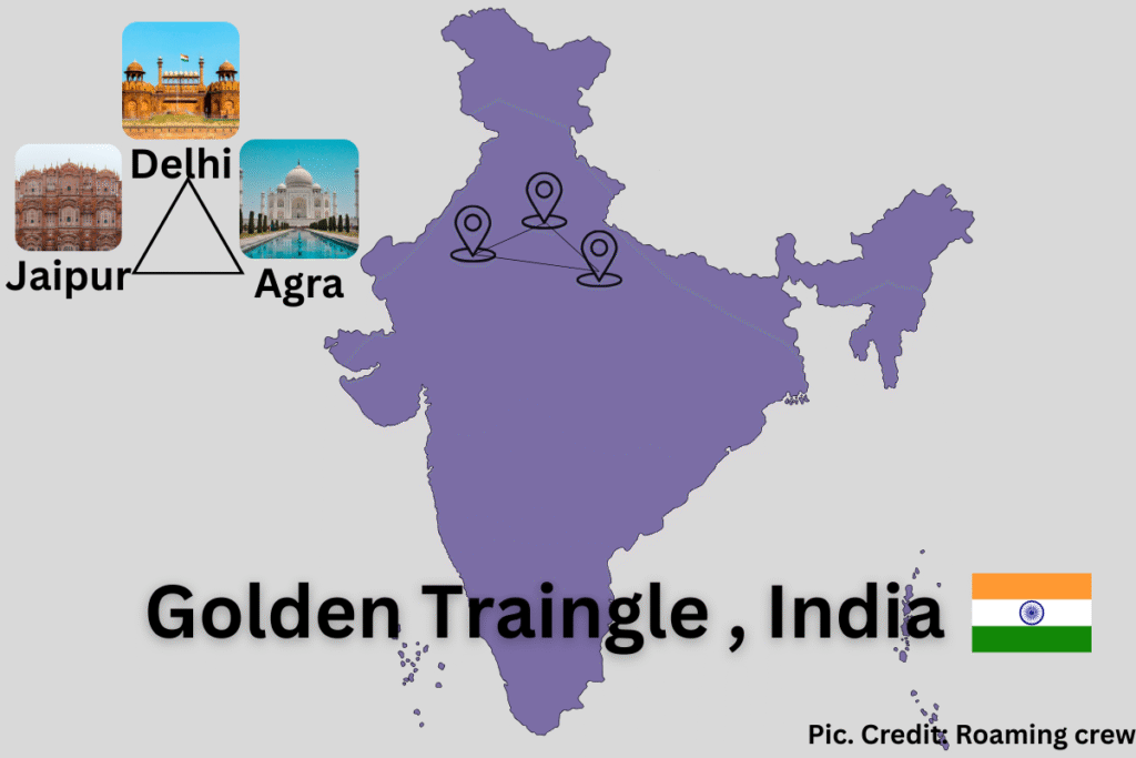 Golden Triangle, India—the most popular Indian circuit to travel with kids.