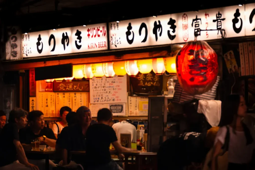 Tokyo popular themed restaurant in Night