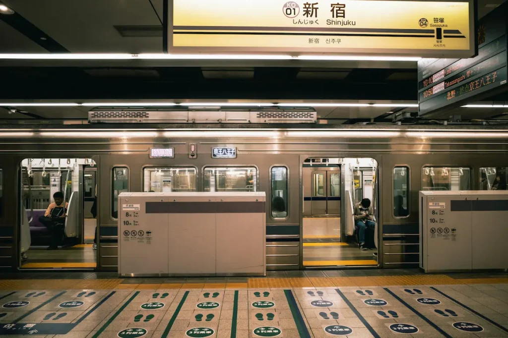 Public transportation in Tokyo is busy but convenient.