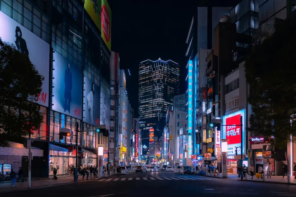 The best place to stay with kids in Tokyo is Ginza and Asakusa