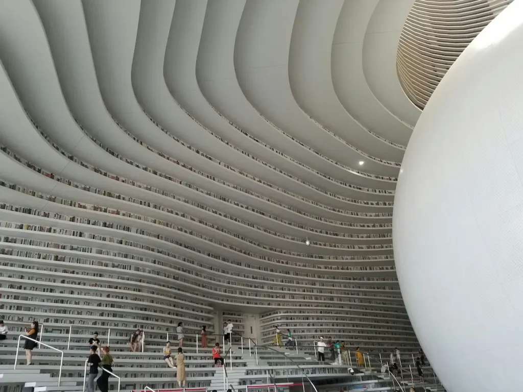 Binhai Library, Tianjin, is best explored with kids.