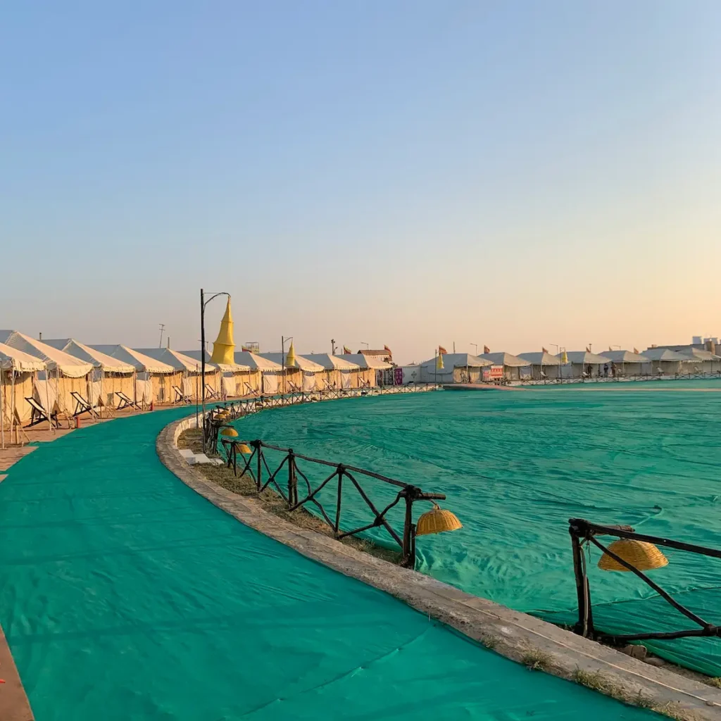 Run Utsav is taking shape with a tent city on the white salt desert, one of the unique experiences for kids in India.