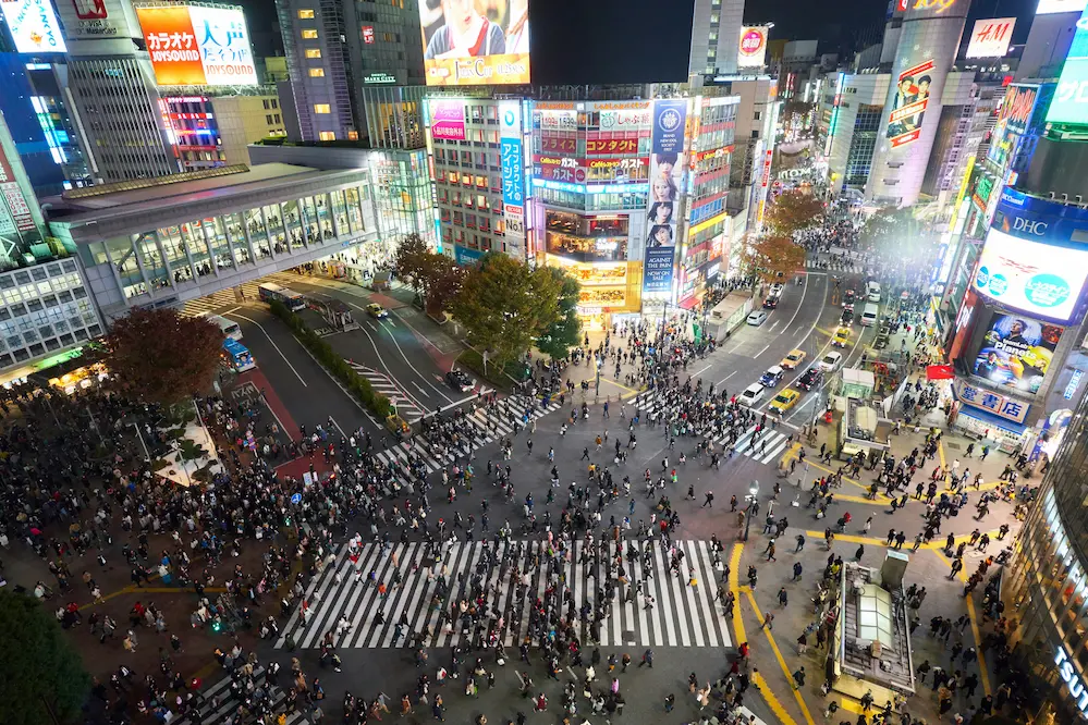 Shibuya Crossing in Tokyo is the busiest in the world—our daughter loved the “countdown” at Shibuya Crossing