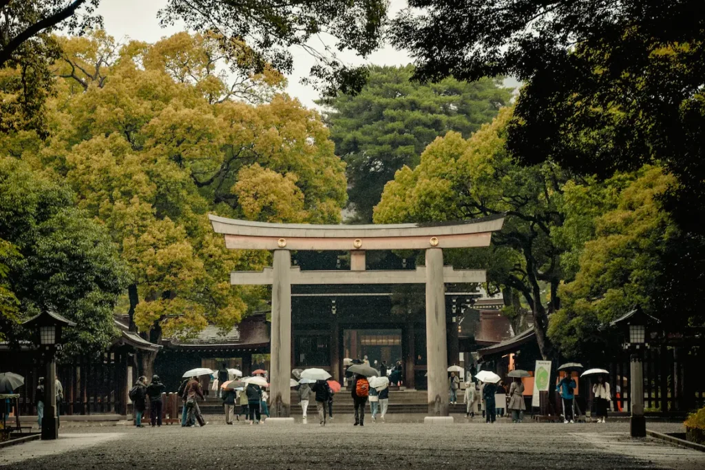 Meiji Jingu Shrine is a free, peaceful place to visit with kids