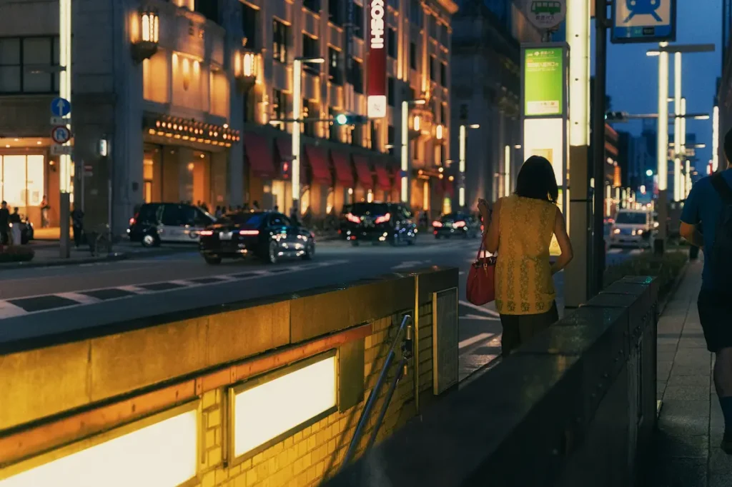 Tokyo is well-connected by metro and trains.