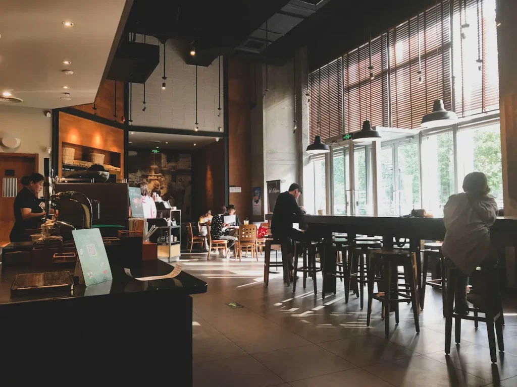 Starbucks Around central Beijing and especially in areas like Chaoyang