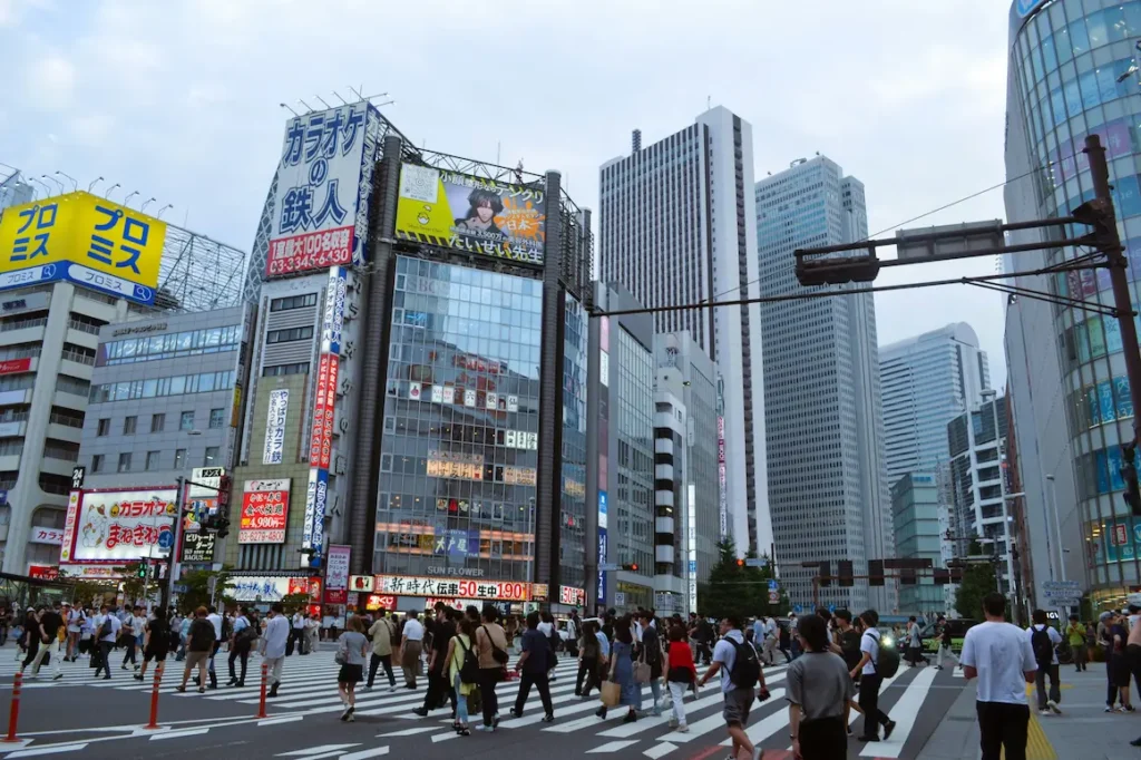  the energy of Shibuya Crossing