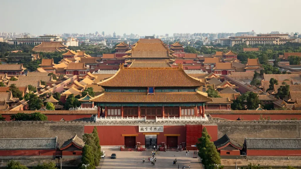 Crowds at the Forbidden City, Beijing