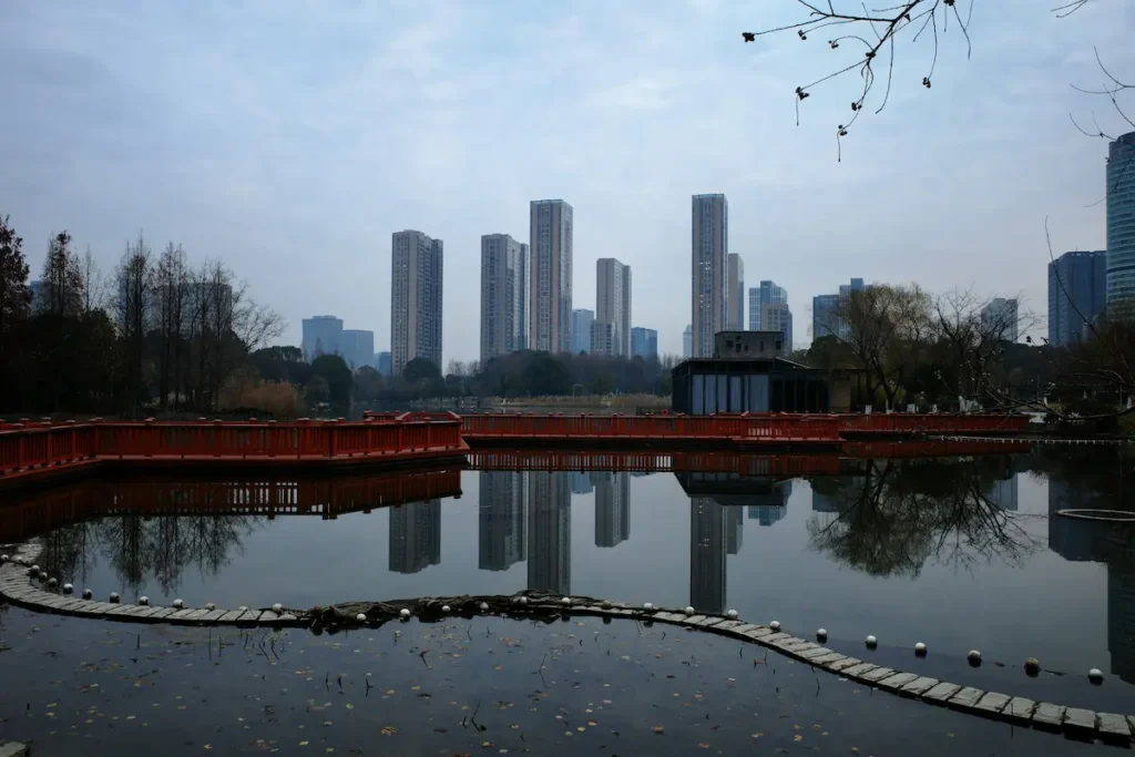 The amazing park view of Beijing's public park is best to visit with kids in China.