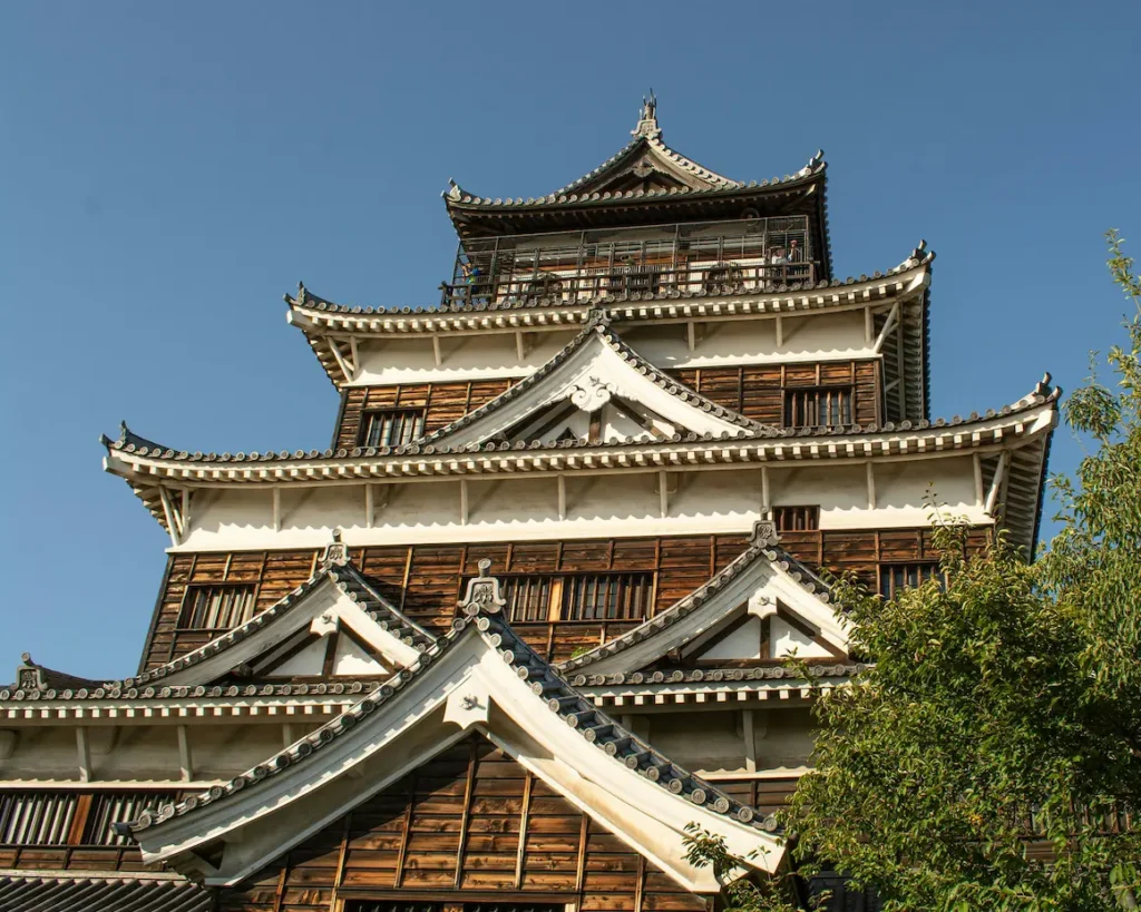 Learn history in Osaka Castle with kids.