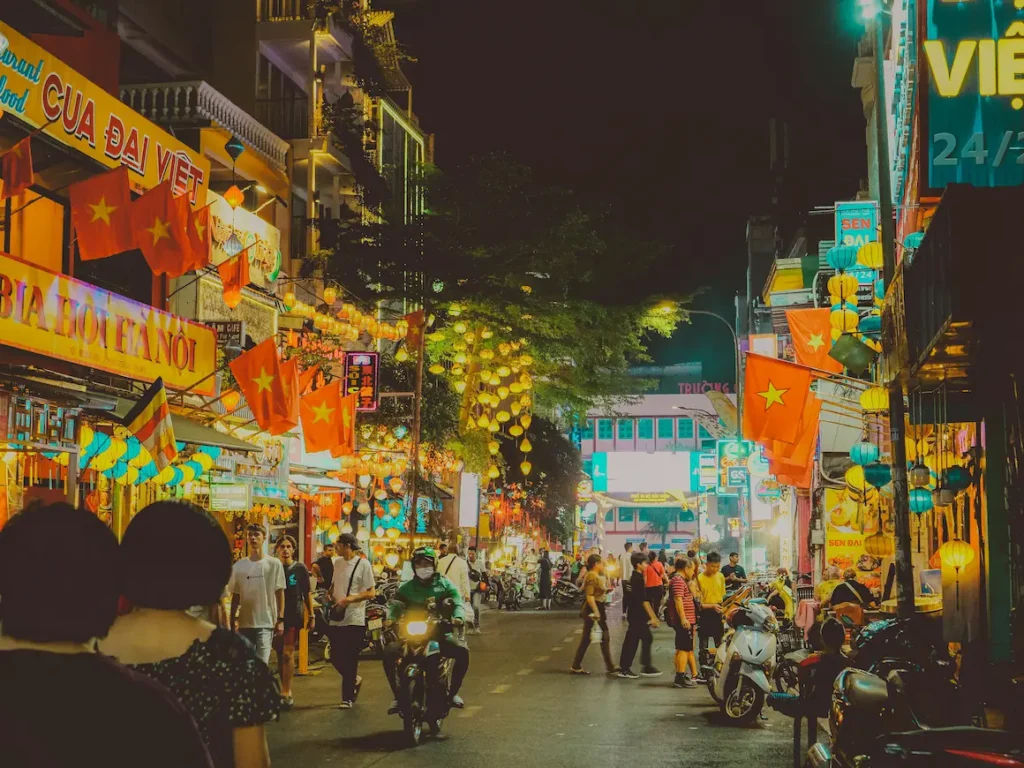 The bustling streets of Ho Chi Minh City, Vietnam 