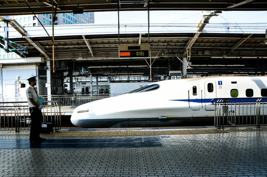We hopped on this Tokyo-to-Osaka bullet train
