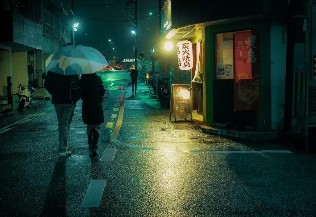 early July bring Japan’s rainy season in Osaka
