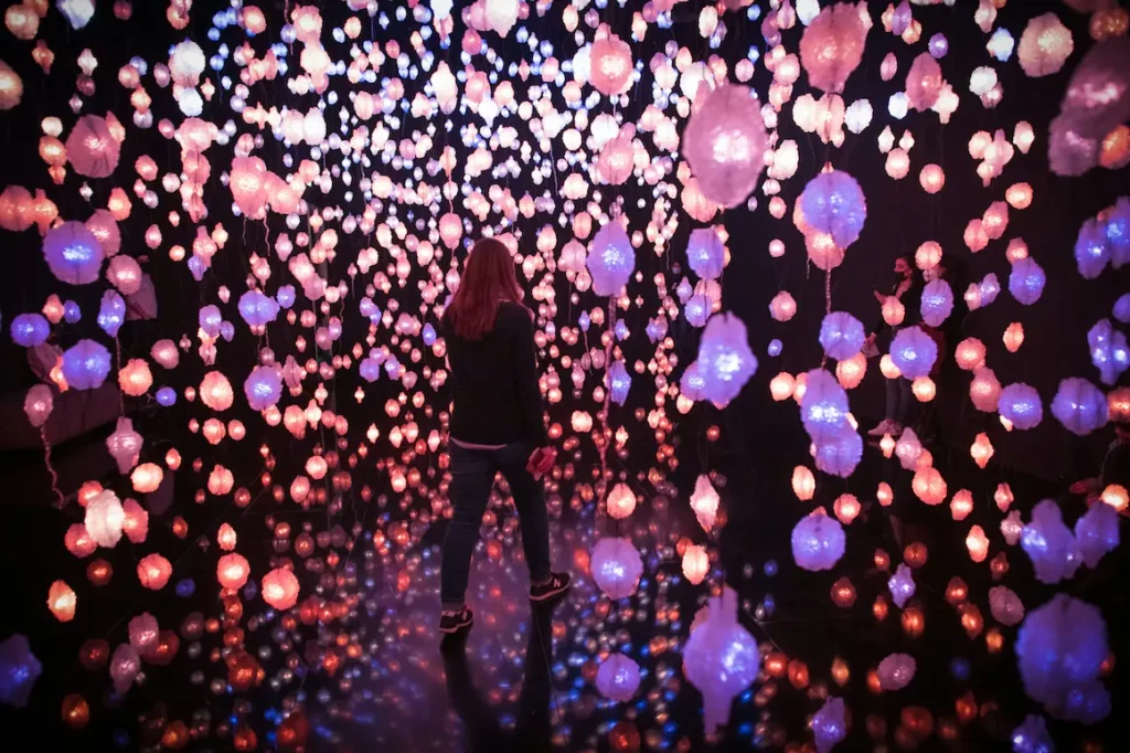 teamLab in Tokyo with kids is pure magic