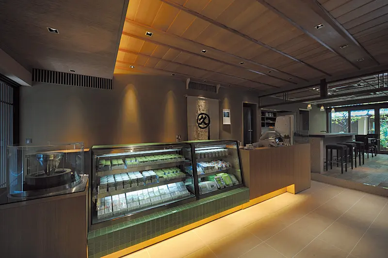 Marukyu Koyamaen Main Plant shop is the most popular and authentic matcha tea shop in Uji