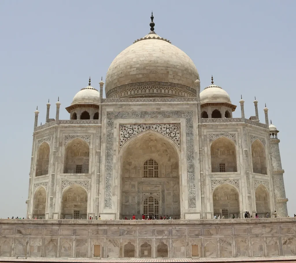 We booked a local guide tour of the Taj Mahal.