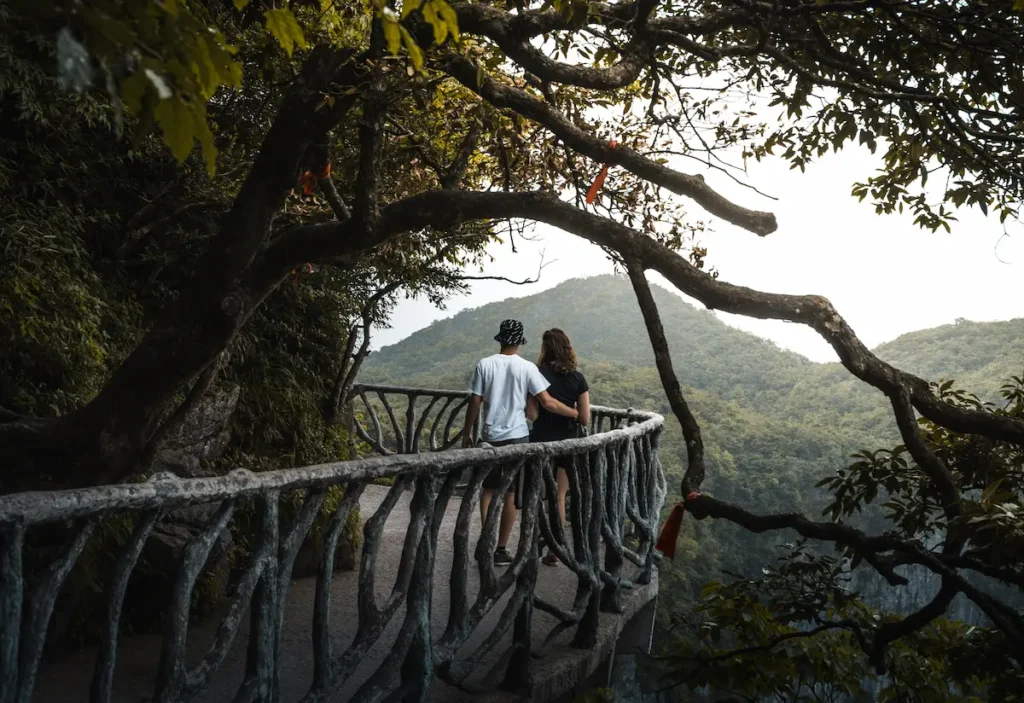 Autumn is widely considered the best time to visit Zhangjiajie for families