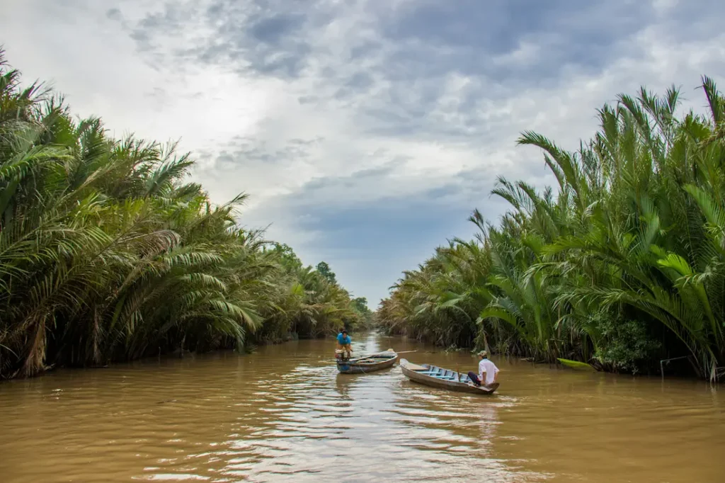 A boat ride in the Mekong Delta is where kids see Vietnam’s slower, more traditional side