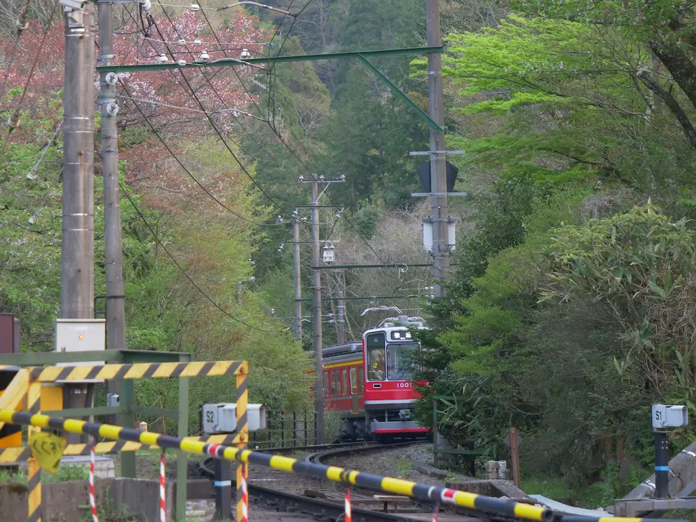 A beautiful family ride on the Hakone Tozan railway to Gora. 