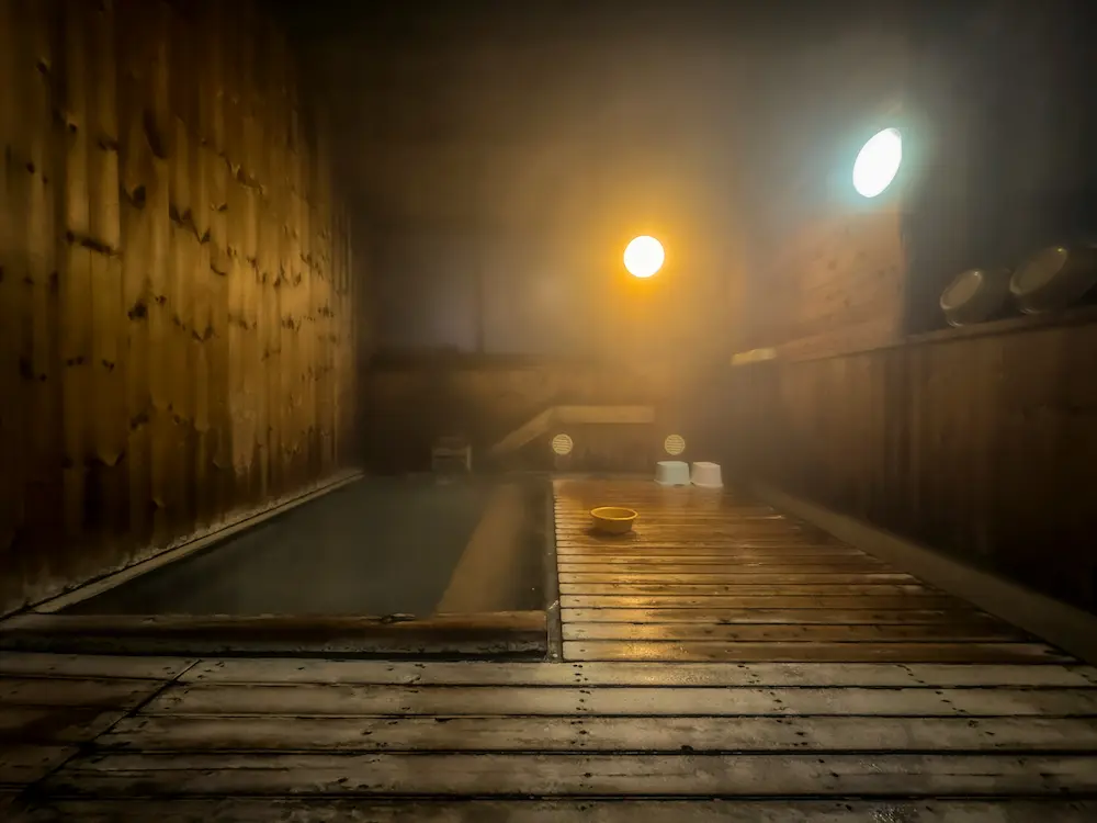 Traditional onsen, or hot springs, are common in Japan