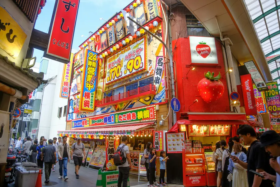 Osaka is known as the Kitchen of Japan, perfect for families to taste Japanese street food.