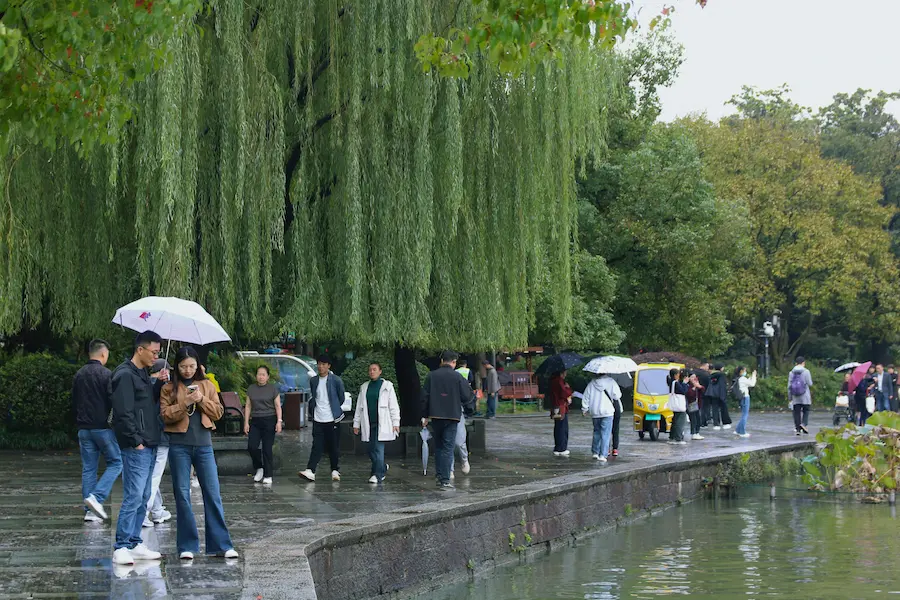 West Lake, Hangzhou, with kids boat ride family travel china