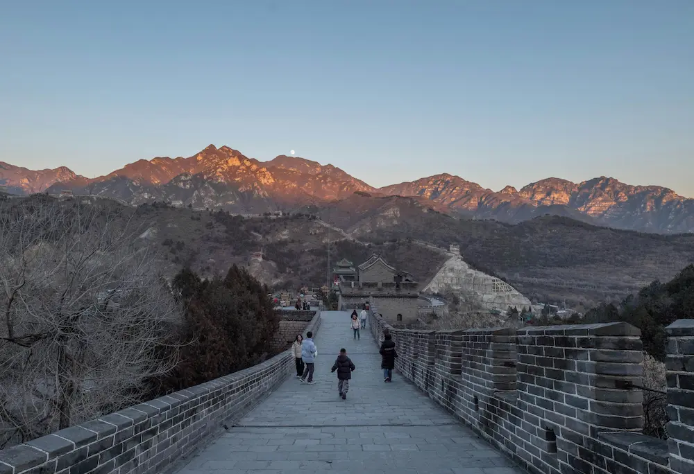 great wall of china with kids: family travel beijing mutianyu