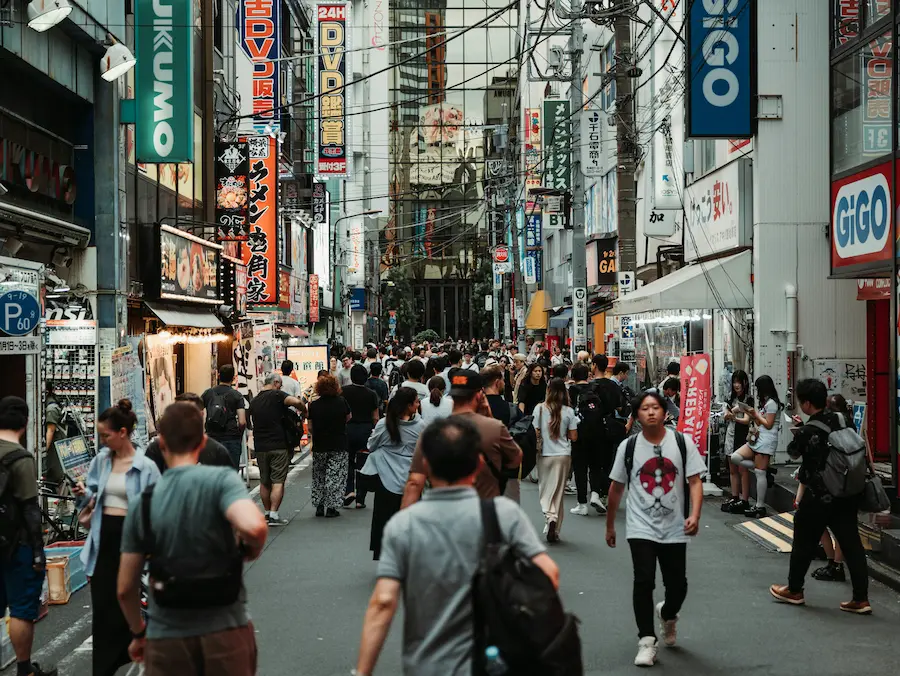 Tokyo is more expensive than Osaka, as the capital city is a hub of shopping and tourism. 