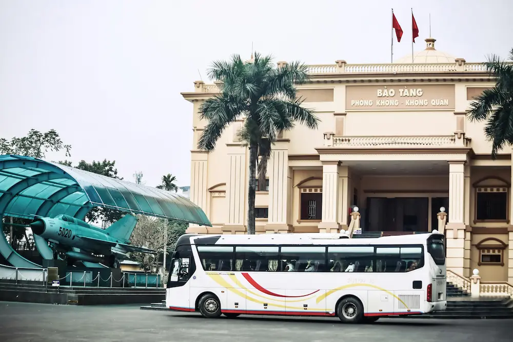 Military tanks outside War Remnants Museum in Ho Chi Minh City