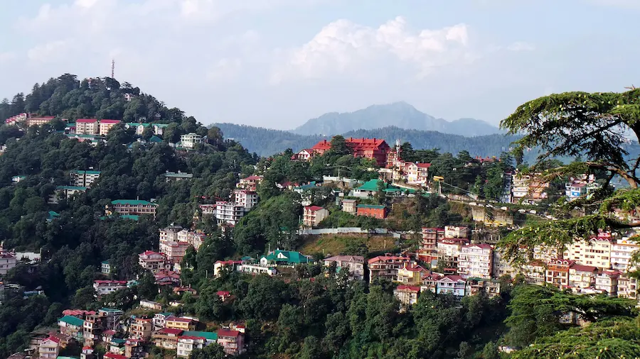 The view of Mussoorie is the best hill station of India.