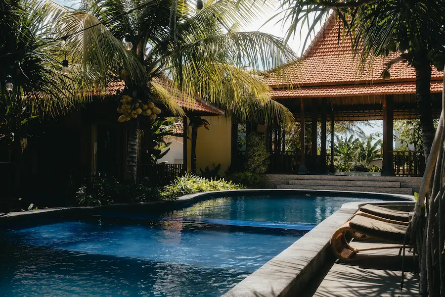 Bali villa private pool family kids safe stay travel