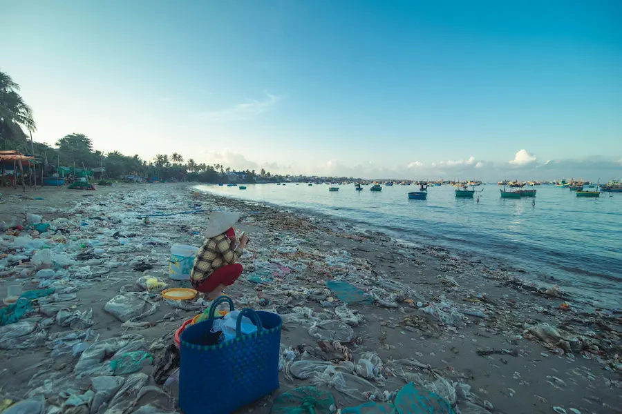 Public beach conditions in Phu Quoc showing tourism growth reality