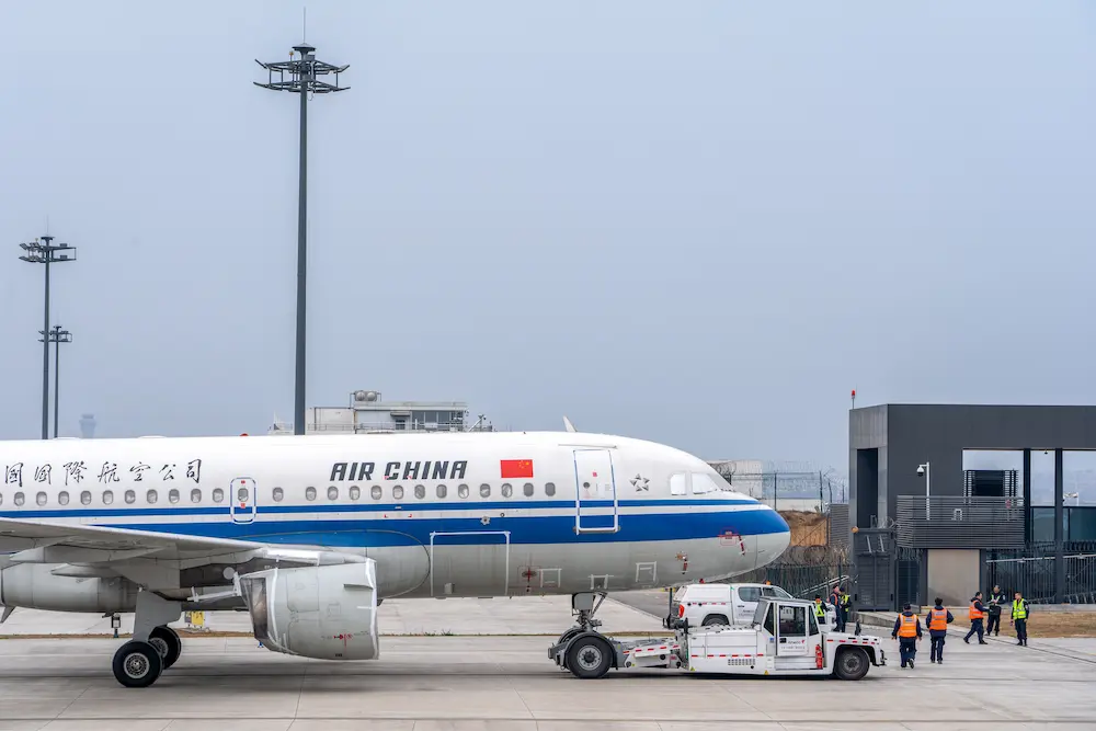 Air China flight for a family trip to China from Europe or the USA